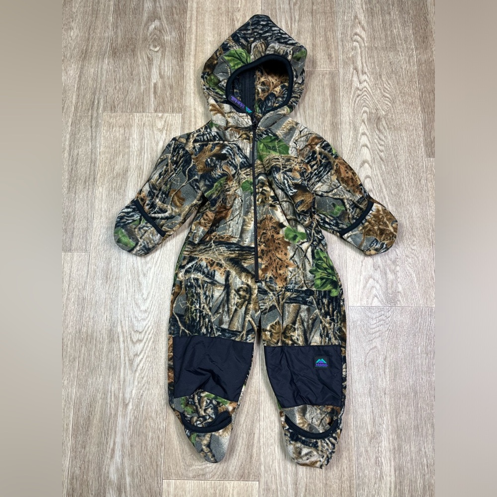 Molehill Mountain Fleece Bunting One piece outdoor 9-18 months